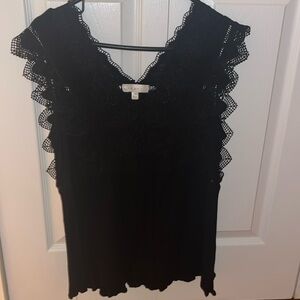 Adiva Black Blouse